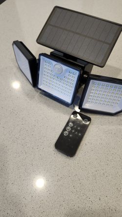 New Solar Security Light