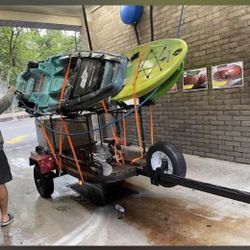Trailer With Kayaks 