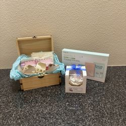 Self Care/Spa Day Gift Set With Wooden Chest 