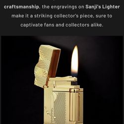 Sanjis Lighter From One Piece(Both Silver & Gold Available)