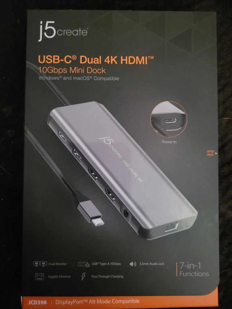 USB-C Dual 4k HDMI Mini Dock