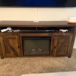 Electric fireplace Tv stand