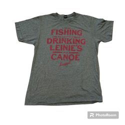 tultex I Went Fishing And By Fishing I Mean Drinking Leinie's In A Canoe Shirt