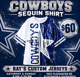 Dallas Cowboys Sequin T-Shirt