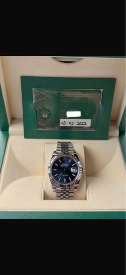 Rolex 126334 Datejust 41 Blue Stick 2022
