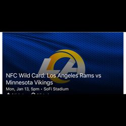 Wild Card - Rams Vs Vikings 