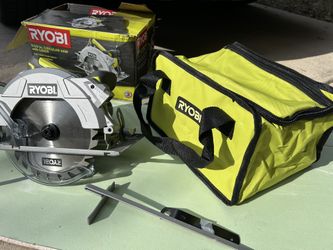 Brand new ryobi circular saw with laser