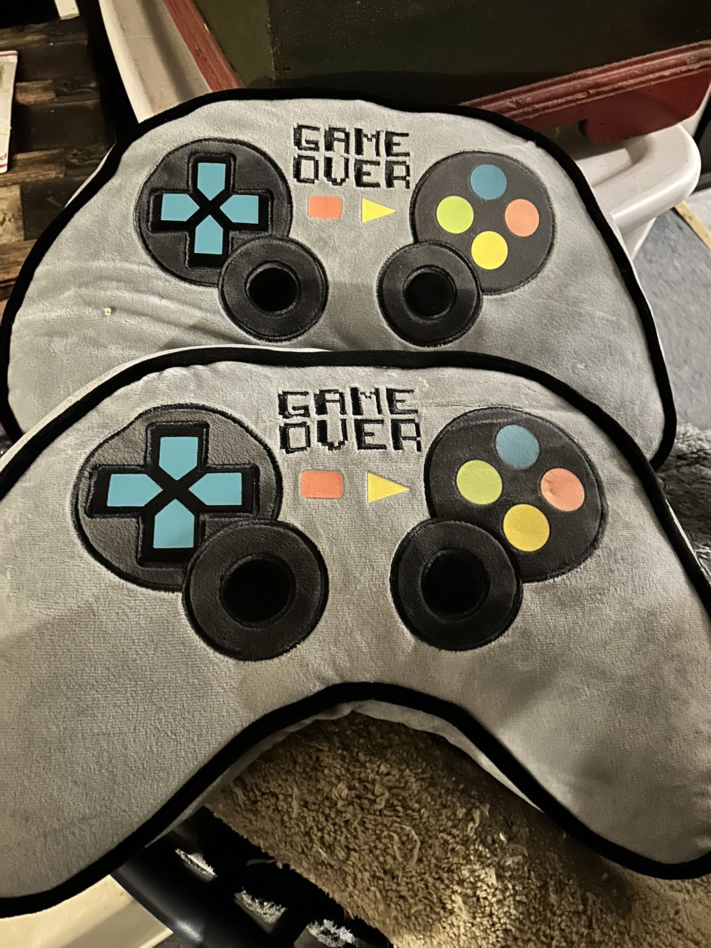 Plush Nintendo Controller Pillows