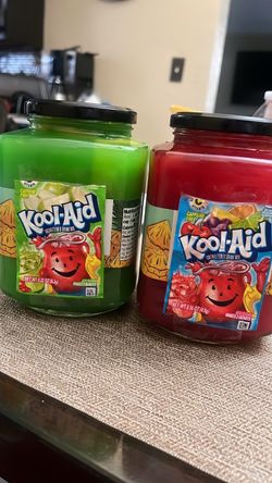 Kool-Aid pineapples jar