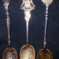 Vintage Souvenir Spoons 