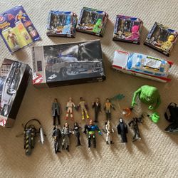 Nice lot of Ghostbusters toys action figures accessories Retro and misc ghost busters buster 