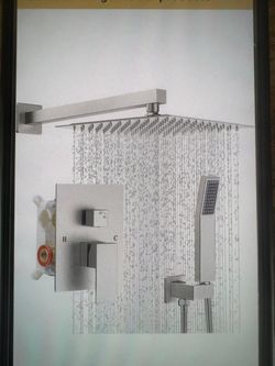 Shower fauset set with shower head with a single handle