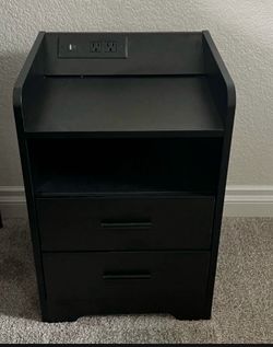 LED black side dresser (NEW)
