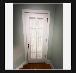 Vintage 10-Lite French Interior Door, Prehung w/ Jamb, Glass Knob