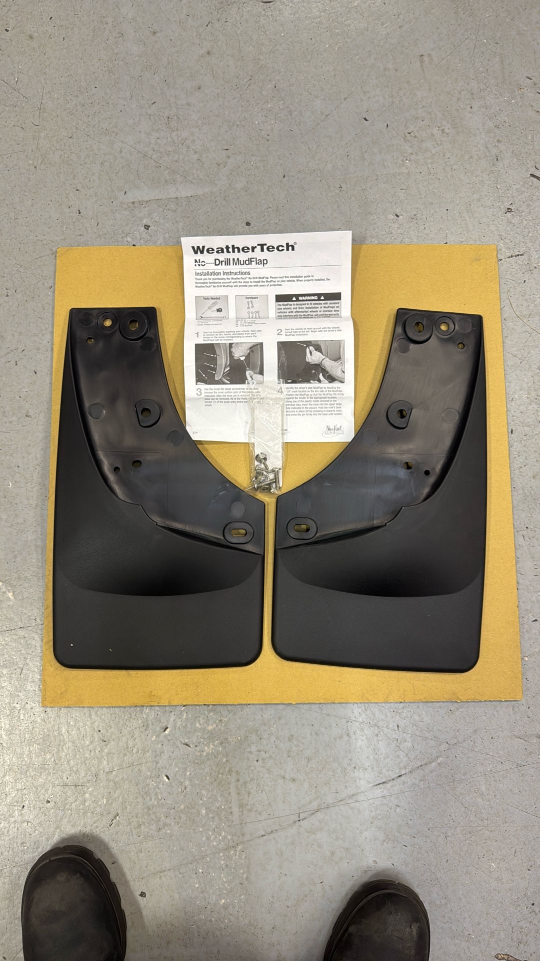 Weathertech Mud flaps No Drill