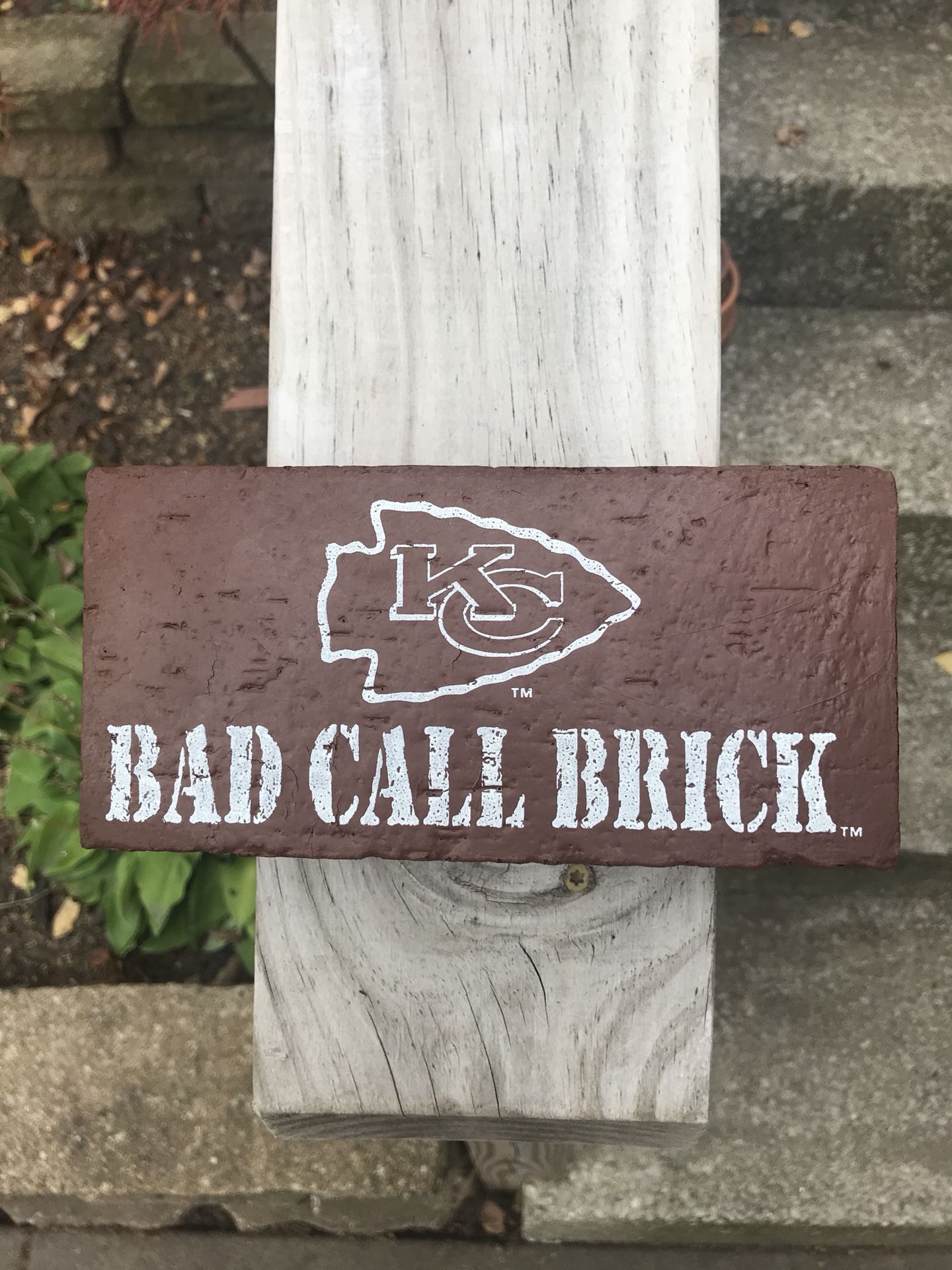 Kansas City Chiefs Foam Bad Call Brick