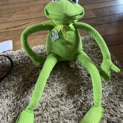 Tyco 1999 Magic Talking Kermit The Frog Plush 30th Anniversary