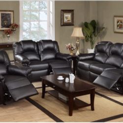 Sofa, Love Seat & Chair