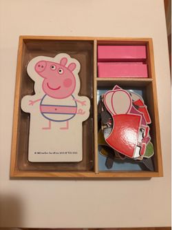 Peppa pig magnetic dress up doll