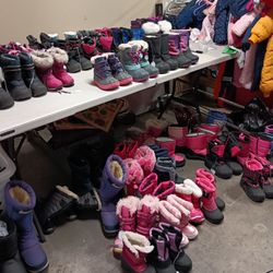 Snow Boots Small Ones 15.00 Bigger 20.00 Going Fast