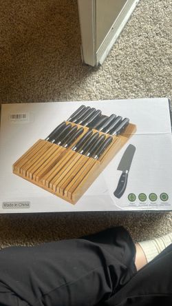 Bamboo Knife Block