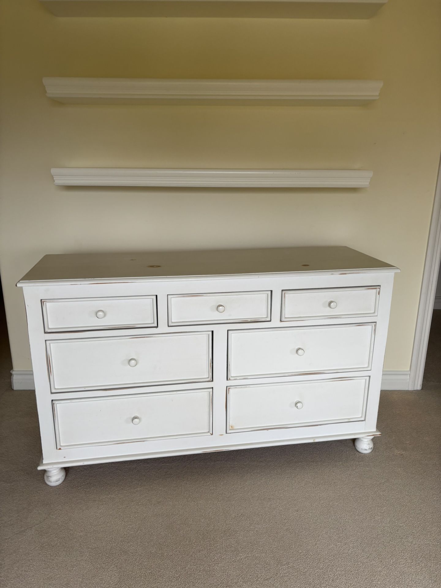 All Wood Antique Dresser