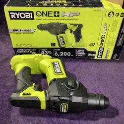 🧰🛠RYOBI ONE+ HP 18V Brushless Compact 5/8” SDS Rotary Hammer-NEW!(Tool Only)-$90!🧰🛠