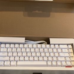 LED Mechanical Wireless Keyboard RGB Backlit White