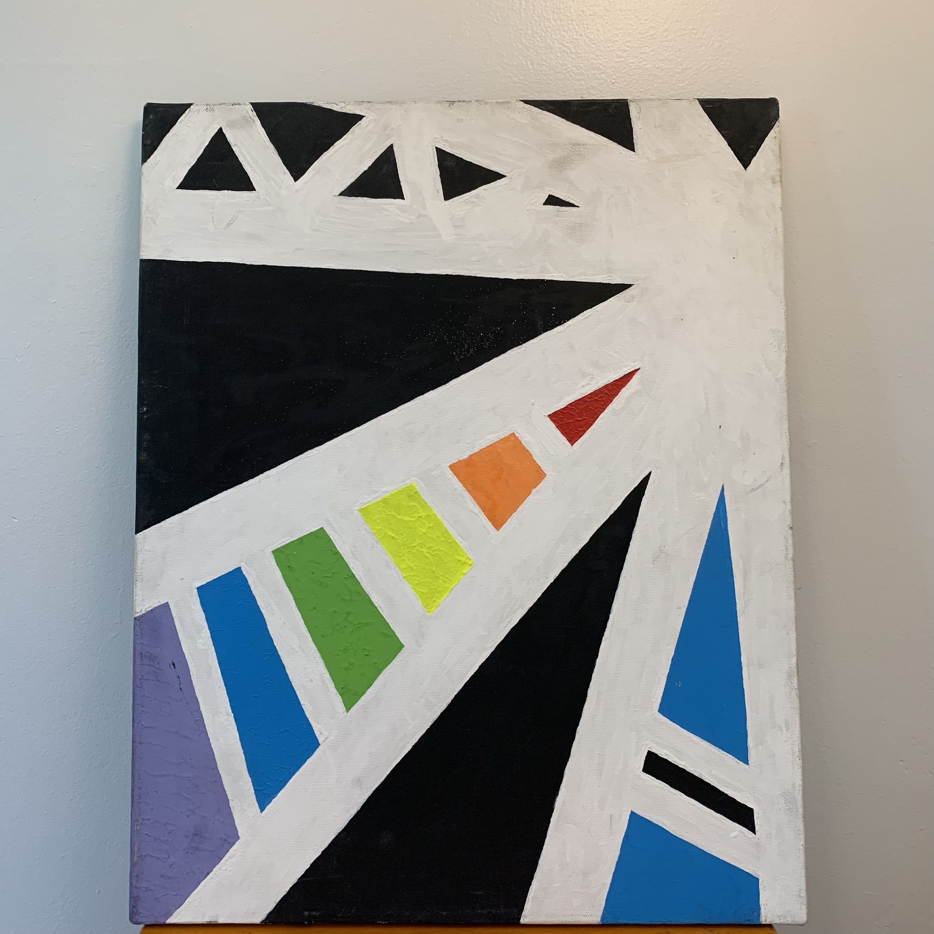 “Rough Around The Edges” Abstract Wall Decor
