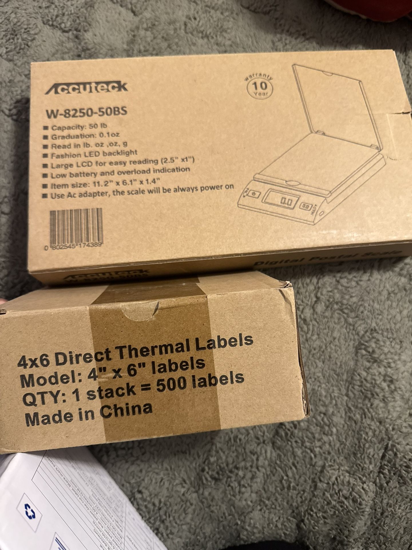 Thermal Printer & Accuteck Scale
