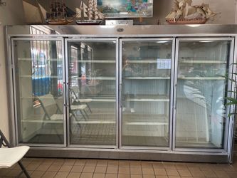 large, 4-door commercial  freezer