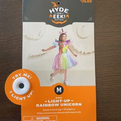 Kids Light-up Unicorn Rainbow Dress