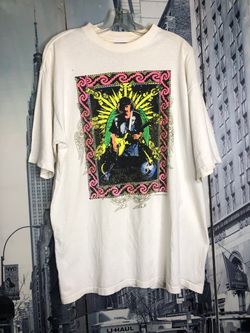 Vintage Carlos Santana Word Tour 1995 T-Shirt Size XL