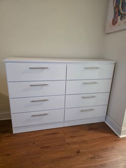 Comoda Blanca 8 Gavetas - White Dresser 8 Drawers