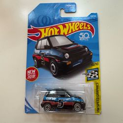 Hot Wheels 1985 Honda City Turbo II Black (HW Speed Graphics 2018)
