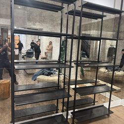 Beautiful metal shelves