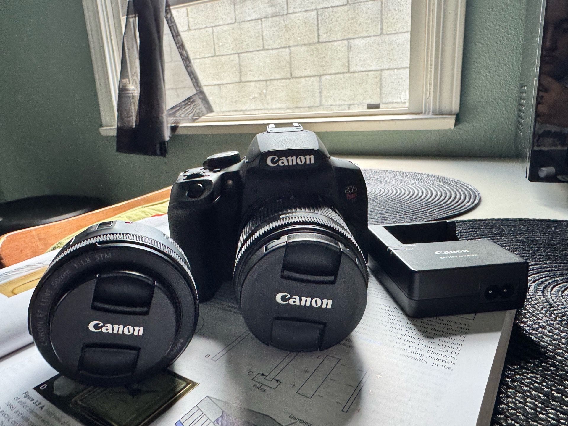 Canon t8i w stock & 50mm lens