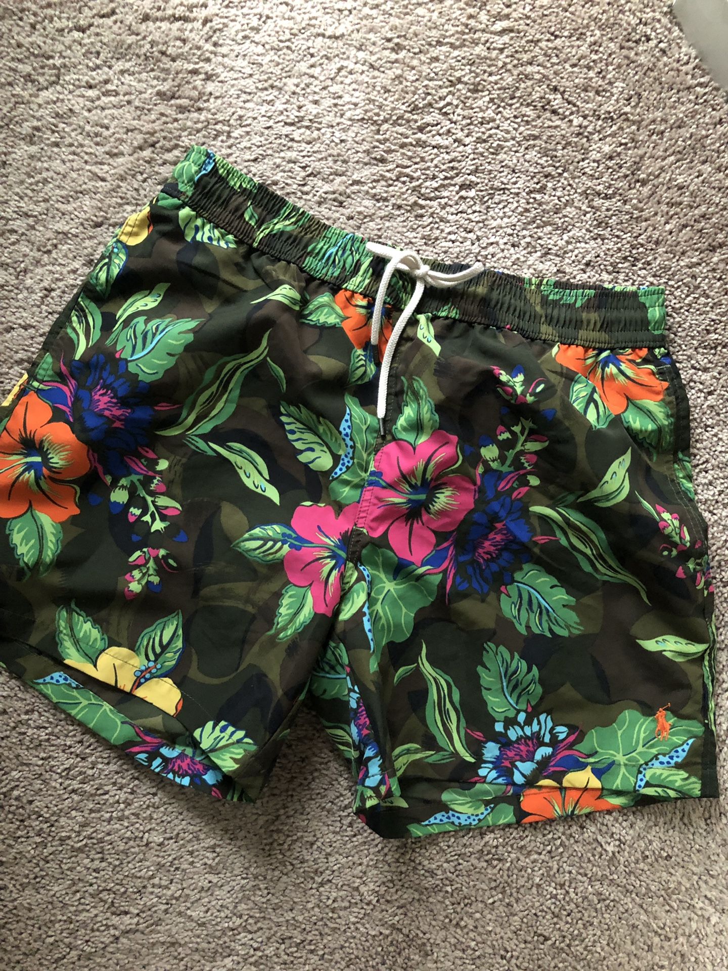 Polo swim trunks