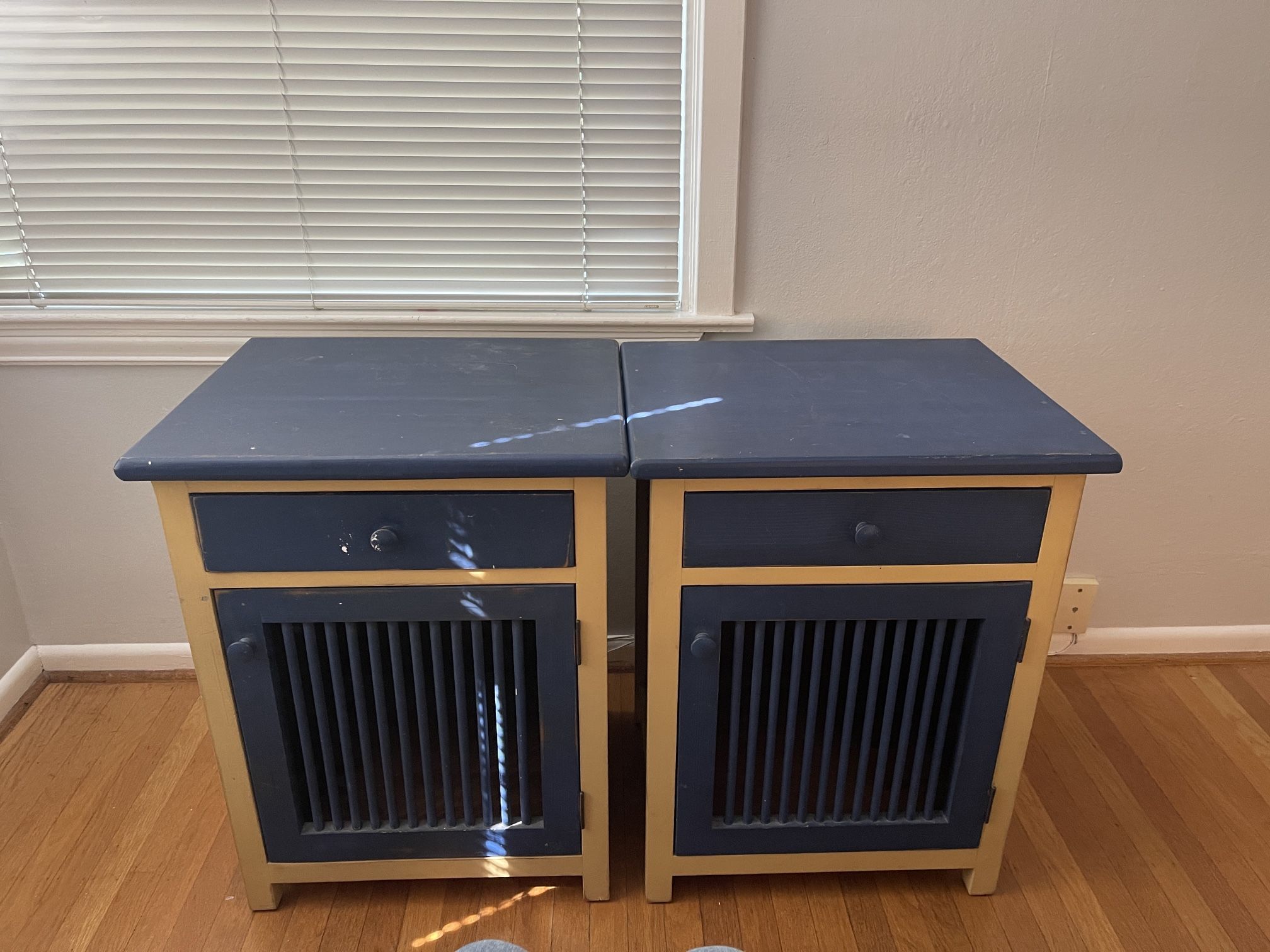 Real Wood Nightstands (x2)