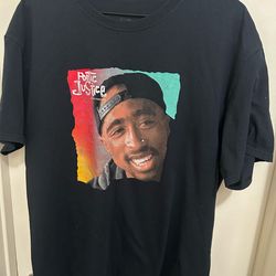 2 PAC Poetic Justice T-shirt size L