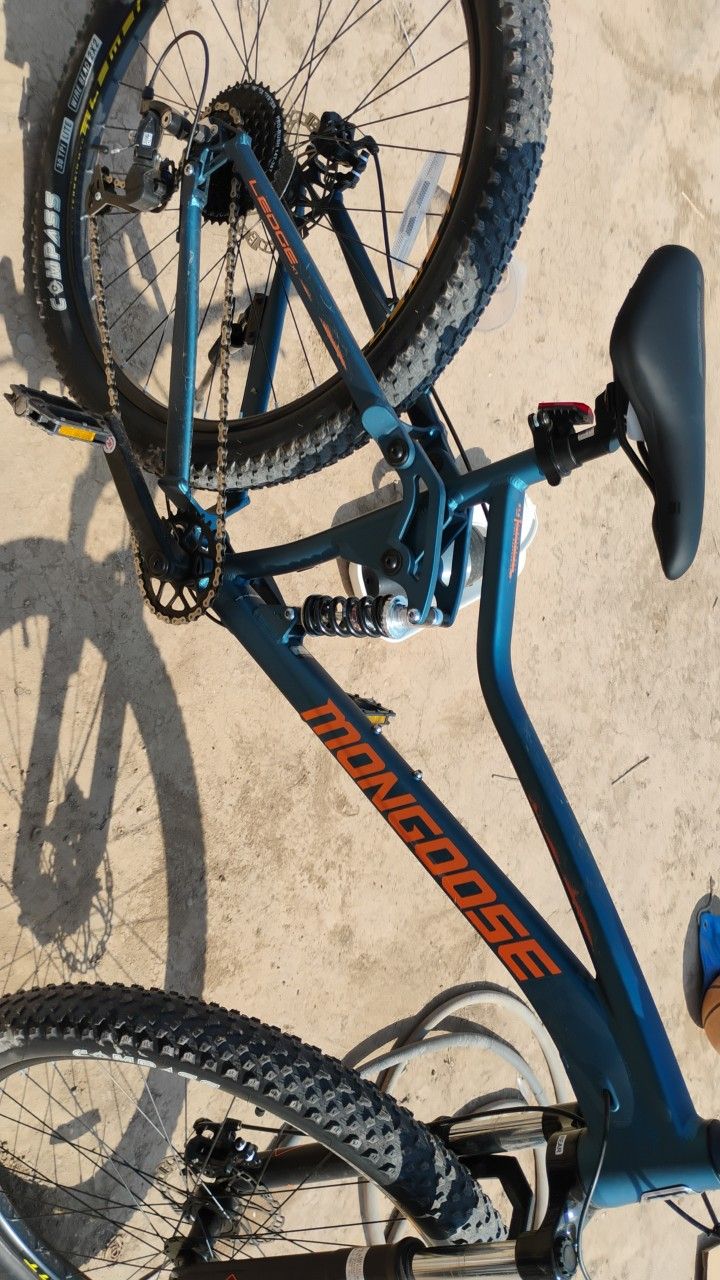 Mongoose Mountain Bike ,Blue And Orange And Is Big