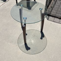 Round Glass Table 