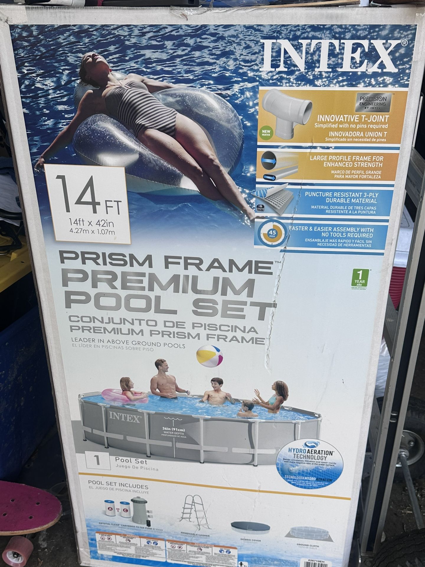 Brand New Pool For Sale 14ft Across 36 Inches deep