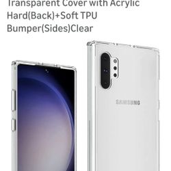 Samsung Galaxy Note 10 plus clear case $10.