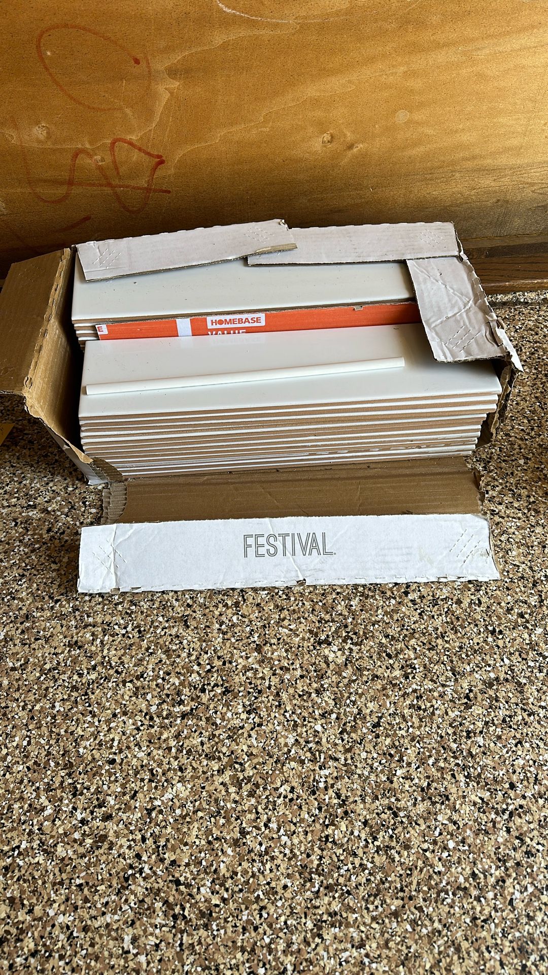 Subway Tile 4”X16” White 27 Pieces
