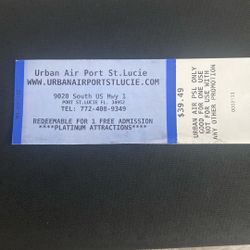 Urban Air Adventure Park admission ticket for one adult in Port St. Lucie