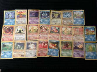 Vintage Pokemon card lot