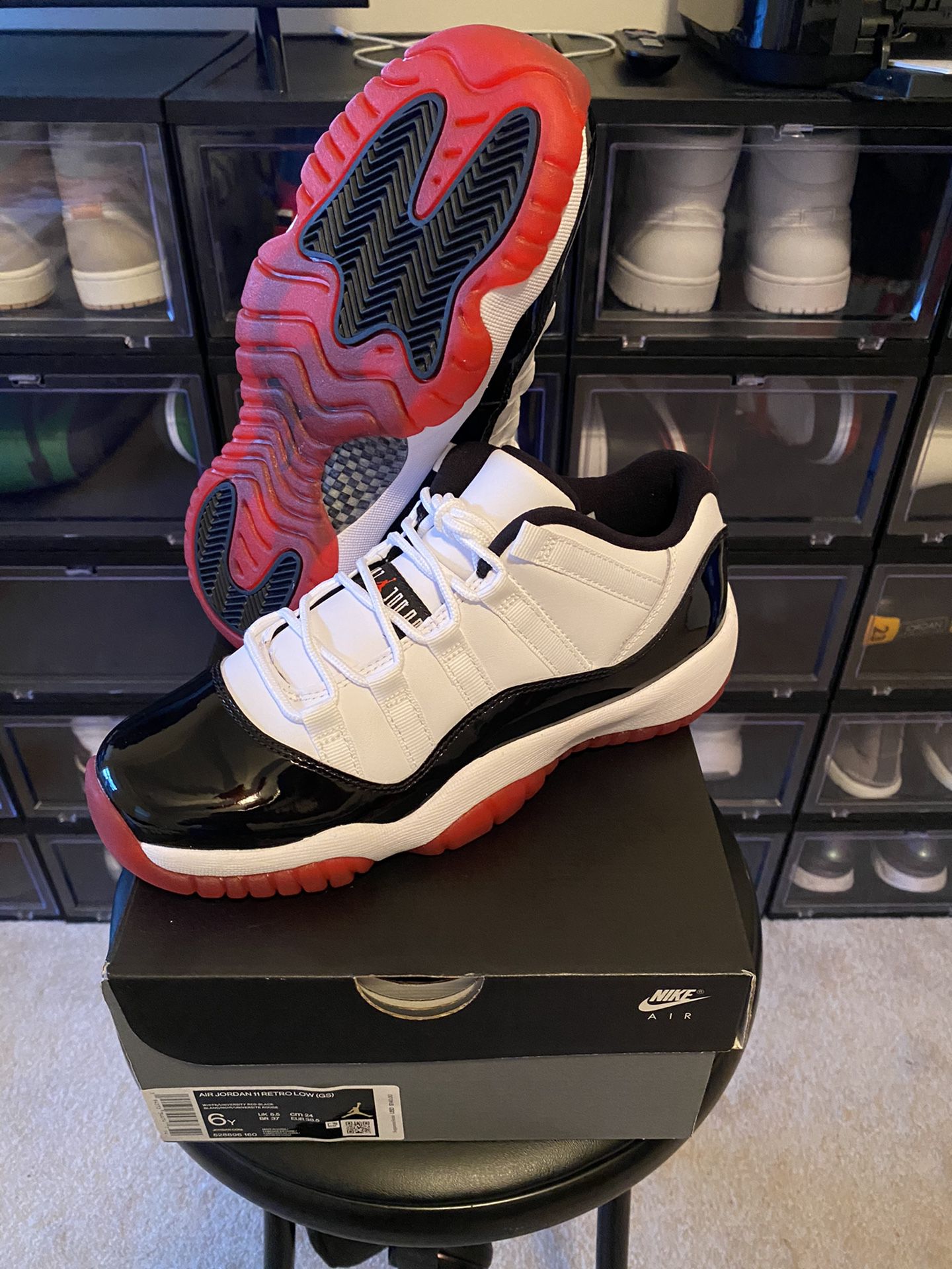 Nike Air Jordan Retro 11 Low Concord Bred 2020 GS Sizes 5 & 6 Brand New DS