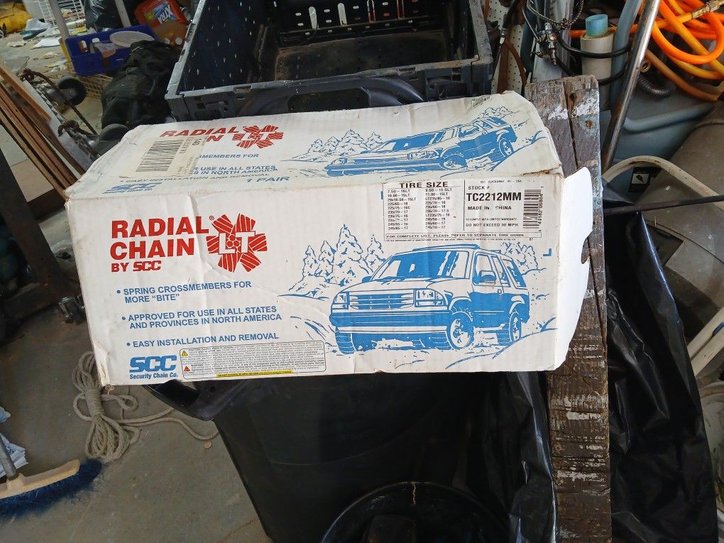 Tire. Chains