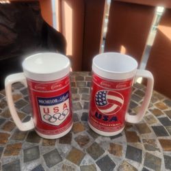 Vintage San Diego Clippers USA Mens Olympics Volleyball Mugs 